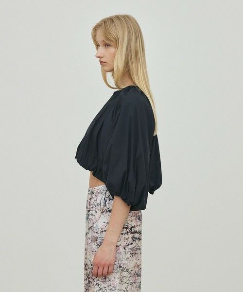 TOMORROWLAND / トゥモローランド ブルゾン | コットンストレッチポプリン クロップドバブルブルゾン | 詳細3