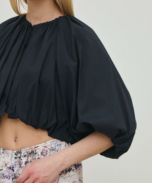 TOMORROWLAND / トゥモローランド ブルゾン | コットンストレッチポプリン クロップドバブルブルゾン | 詳細7