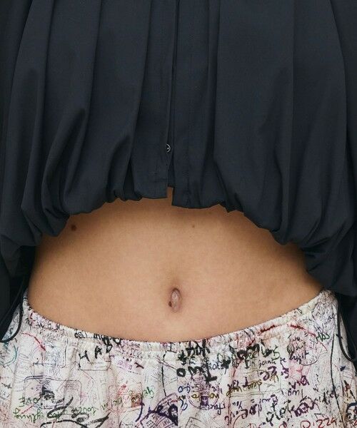 TOMORROWLAND / トゥモローランド ブルゾン | コットンストレッチポプリン クロップドバブルブルゾン | 詳細8