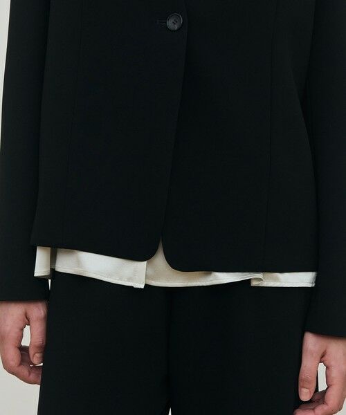 TOMORROWLAND / トゥモローランド ノーカラージャケット | ライトダブルクロス ノーカラージャケット | 詳細8