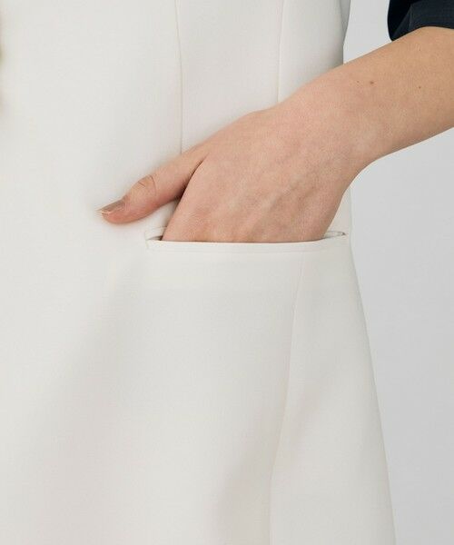 TOMORROWLAND / トゥモローランド ノーカラージャケット | ライトダブルクロス ノーカラージレ | 詳細20