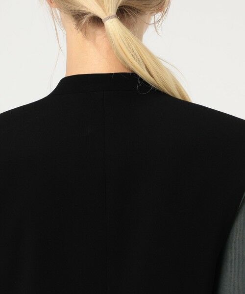 TOMORROWLAND / トゥモローランド ノーカラージャケット | ライトダブルクロス ノーカラージレ | 詳細7