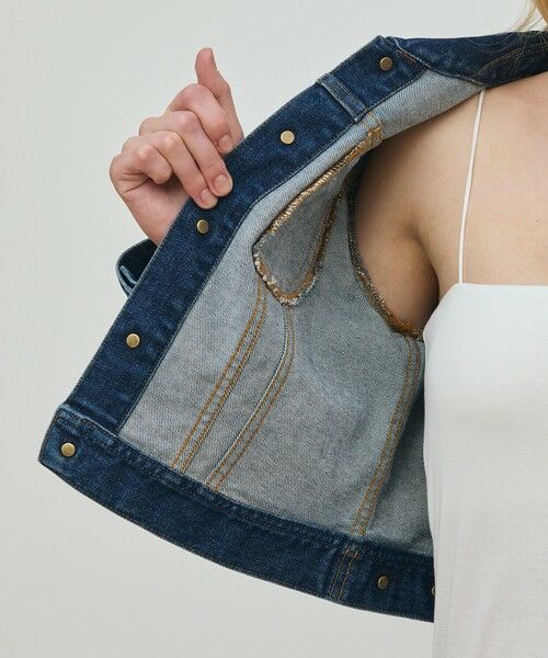 TOMORROWLAND / トゥモローランド Gジャン・デニムジャケット | コンパクトストレッチデニム ジャケット | 詳細5