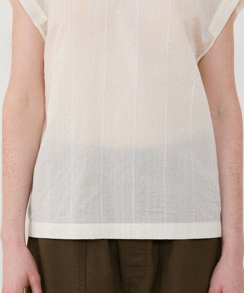 TOMORROWLAND / トゥモローランド シャツ・ブラウス | コットンシルクオーガンジー バックギャザープルオーバー | 詳細7