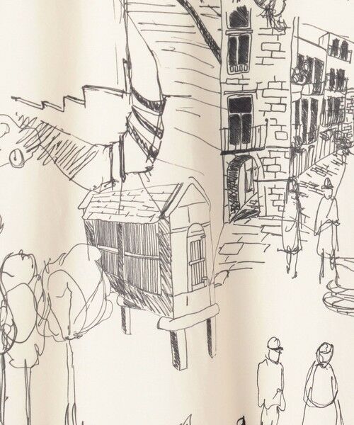 TOMORROWLAND / トゥモローランド シャツ・ブラウス | グリーンスケーププリント ノースリーブブラウス | 詳細8