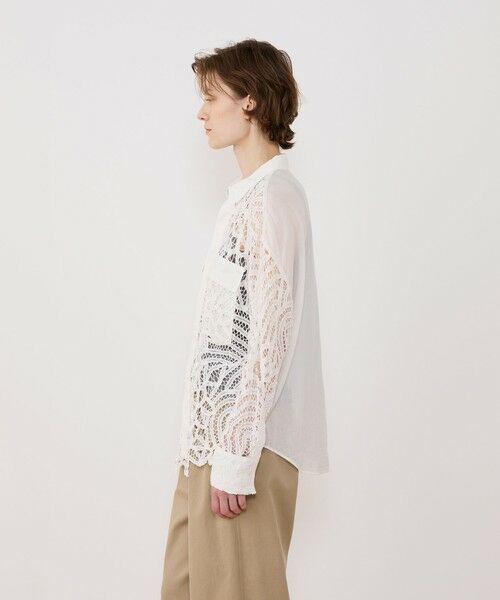 TOMORROWLAND / トゥモローランド シャツ・ブラウス（半袖以外） | バテンレース ドルマンスリーブシャツ | 詳細3