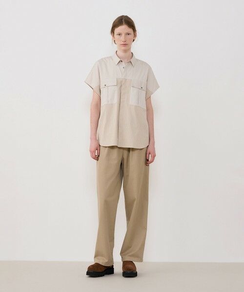 TOMORROWLAND / トゥモローランド シャツ・ブラウス | コンパクトポプリン フレンチスリーブシャツ | 詳細1