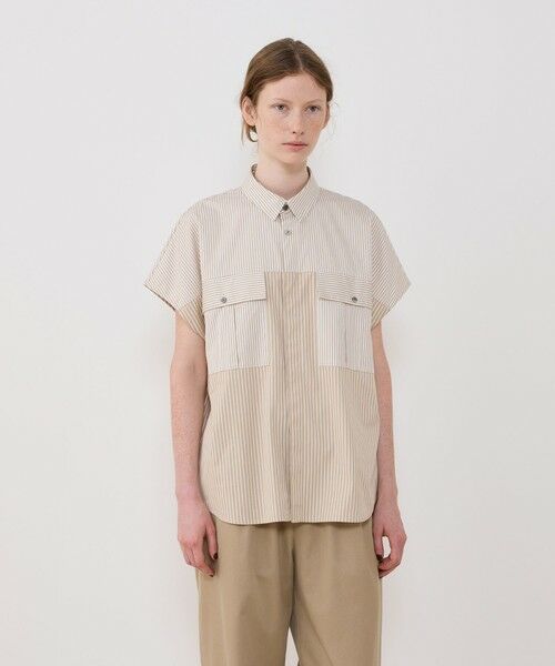 TOMORROWLAND / トゥモローランド シャツ・ブラウス | コンパクトポプリン フレンチスリーブシャツ | 詳細2