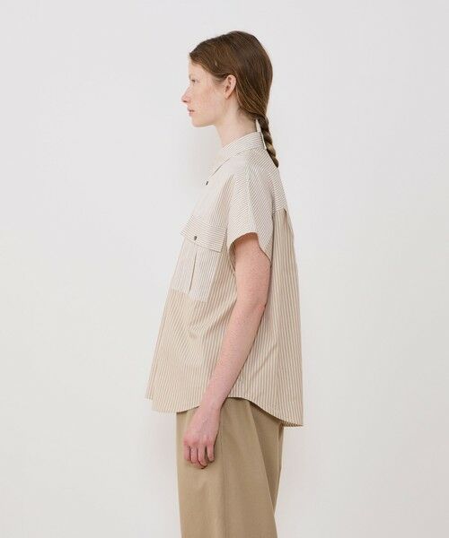 TOMORROWLAND / トゥモローランド シャツ・ブラウス | コンパクトポプリン フレンチスリーブシャツ | 詳細3