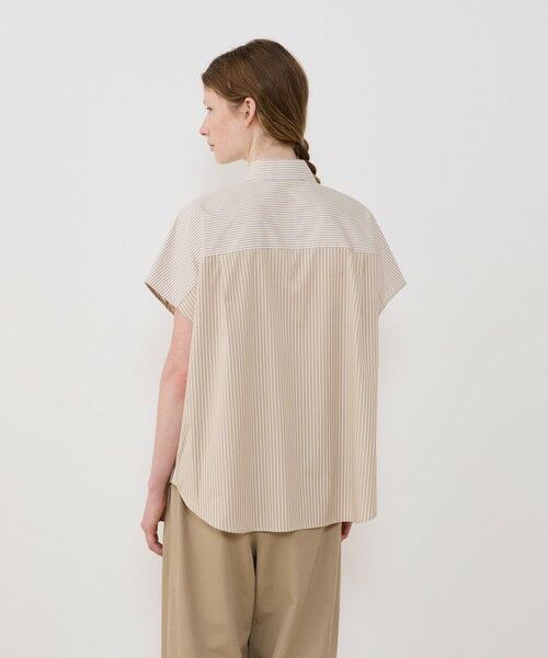 TOMORROWLAND / トゥモローランド シャツ・ブラウス | コンパクトポプリン フレンチスリーブシャツ | 詳細4