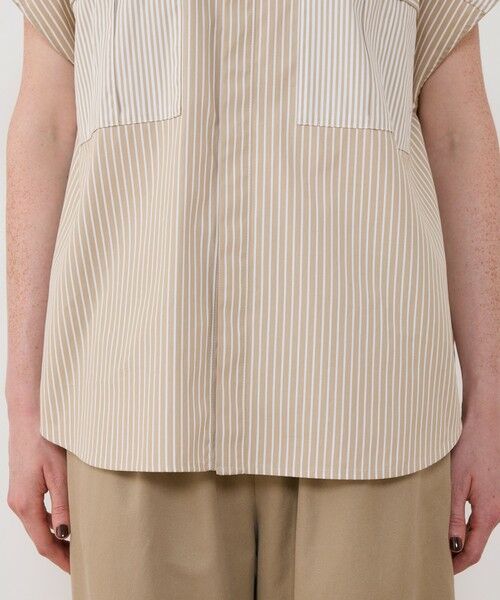 TOMORROWLAND / トゥモローランド シャツ・ブラウス | コンパクトポプリン フレンチスリーブシャツ | 詳細7