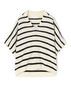 TOMORROWLAND / トゥモローランド ニット・セーター | ペーパーウール ポロカラープルオーバー