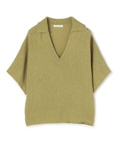 TOMORROWLAND / トゥモローランド ニット・セーター | ペーパーウール ポロカラープルオーバー