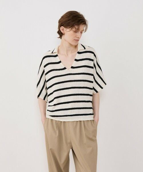 TOMORROWLAND / トゥモローランド ニット・セーター | ペーパーウール ポロカラープルオーバー | 詳細2