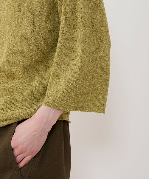 TOMORROWLAND / トゥモローランド ニット・セーター | ペーパーウール ラウンドネックプルオーバー | 詳細6