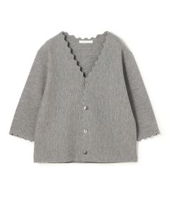 未使用級　24SS　トゥモローランド♡メッシュコットンVネックカーディガン セール】 メッシュコットン Vネックカーディガン （カーディガン