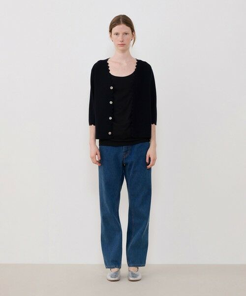 TOMORROWLAND / トゥモローランド カーディガン・ボレロ | ウーステッドミラノリブ Vネックカーディガン | 詳細1