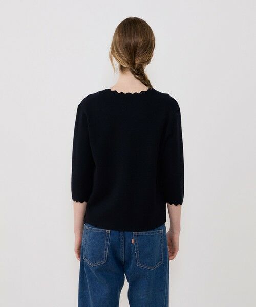 TOMORROWLAND / トゥモローランド カーディガン・ボレロ | ウーステッドミラノリブ Vネックカーディガン | 詳細4