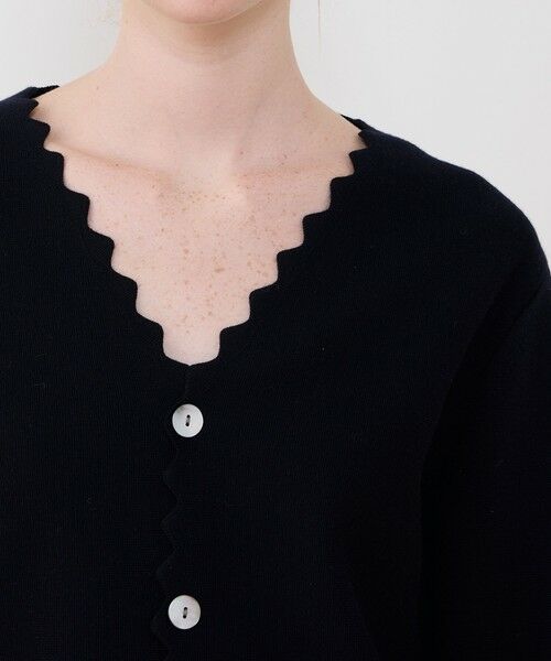 TOMORROWLAND / トゥモローランド カーディガン・ボレロ | ウーステッドミラノリブ Vネックカーディガン | 詳細5