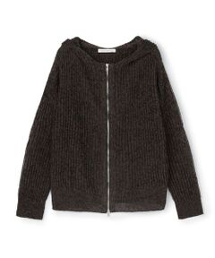 TOMORROWLAND / トゥモローランド カーディガン・ボレロ | コットンリネンムリネ フーデッドカーディガン