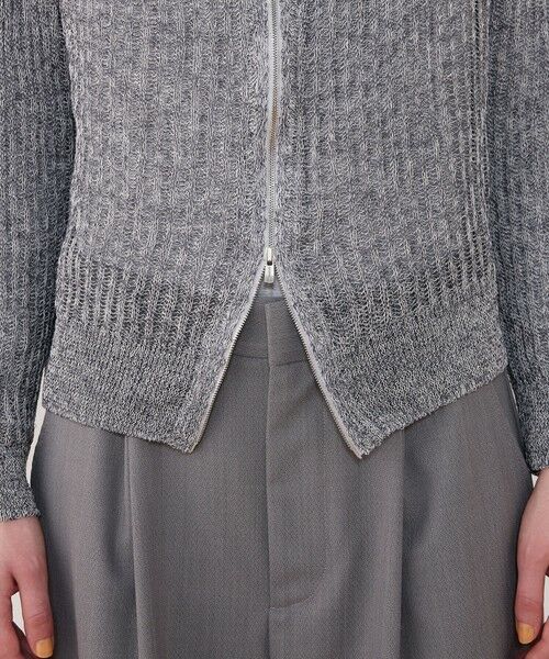 TOMORROWLAND / トゥモローランド カーディガン・ボレロ | コットンリネンムリネ フーデッドカーディガン | 詳細7