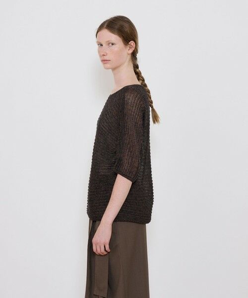TOMORROWLAND / トゥモローランド ニット・セーター | コットンリネンムリネ ハーフスリーブプルオーバー | 詳細3