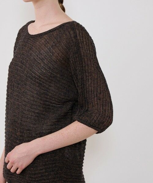 TOMORROWLAND / トゥモローランド ニット・セーター | コットンリネンムリネ ハーフスリーブプルオーバー | 詳細6