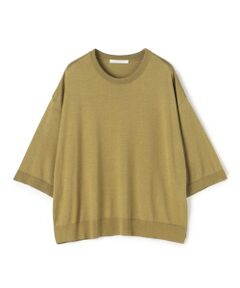 TOMORROWLAND / トゥモローランド ニット・セーター | シルク ハーフスリーブプルオーバー