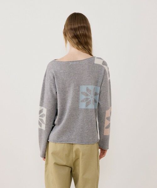 TOMORROWLAND / トゥモローランド ニット・セーター | スコットランドカシミヤスノーフレーク ボートネックプルオーバー | 詳細4