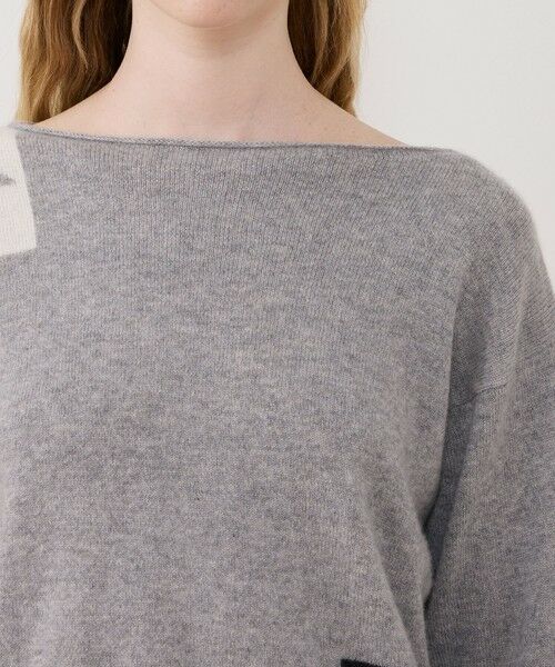 TOMORROWLAND / トゥモローランド ニット・セーター | スコットランドカシミヤスノーフレーク ボートネックプルオーバー | 詳細5