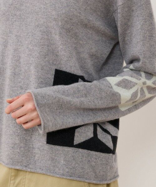 TOMORROWLAND / トゥモローランド ニット・セーター | スコットランドカシミヤスノーフレーク ボートネックプルオーバー | 詳細6