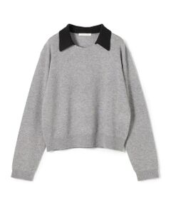 TOMORROWLAND / トゥモローランド ニット・セーター | スコットランドカシミヤ クレリックプルオーバー