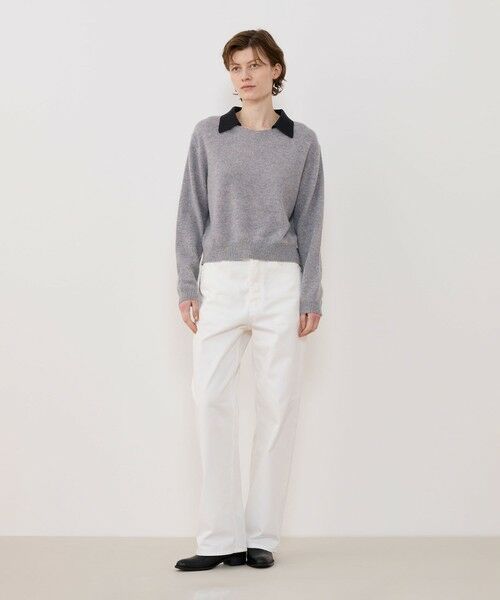 TOMORROWLAND / トゥモローランド ニット・セーター | スコットランドカシミヤ クレリックプルオーバー | 詳細1