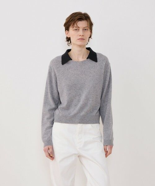 TOMORROWLAND / トゥモローランド ニット・セーター | スコットランドカシミヤ クレリックプルオーバー | 詳細2