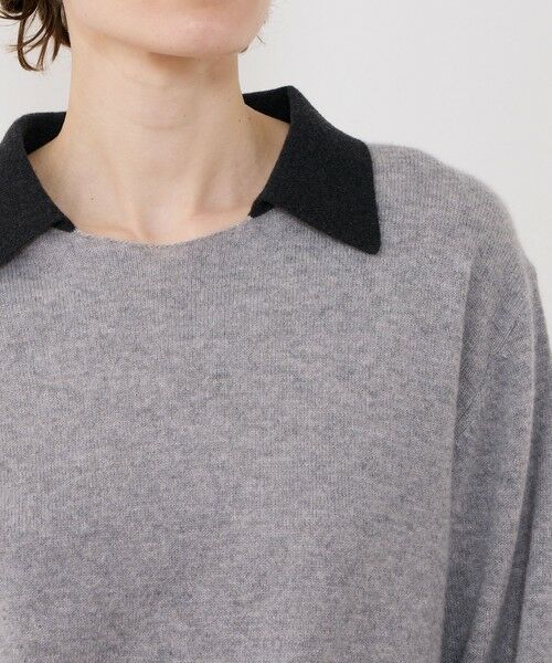TOMORROWLAND / トゥモローランド ニット・セーター | スコットランドカシミヤ クレリックプルオーバー | 詳細5