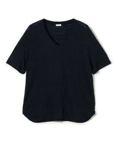 TOMORROWLAND / トゥモローランド Tシャツ | リネンジャージー Vネックプルオーバー