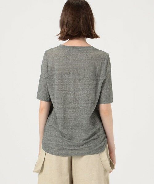 TOMORROWLAND / トゥモローランド Tシャツ | リネンジャージー Vネックプルオーバー | 詳細4