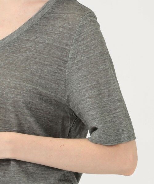 TOMORROWLAND / トゥモローランド Tシャツ | リネンジャージー Vネックプルオーバー | 詳細7