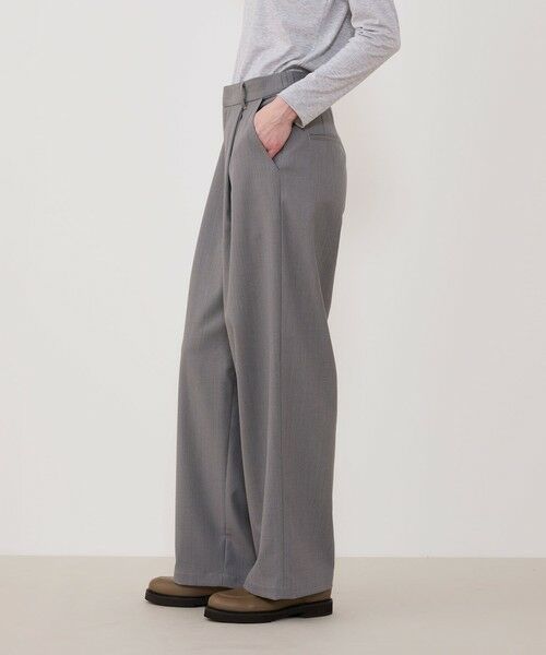 TOMORROWLAND / トゥモローランド スラックス・ドレスパンツ | クレープウールストレッチ ストレートパンツ | 詳細4