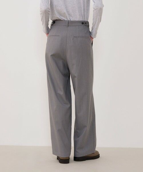 TOMORROWLAND / トゥモローランド スラックス・ドレスパンツ | クレープウールストレッチ ストレートパンツ | 詳細5