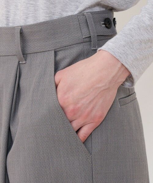 TOMORROWLAND / トゥモローランド スラックス・ドレスパンツ | クレープウールストレッチ ストレートパンツ | 詳細8