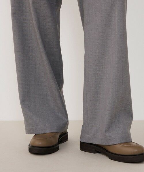 TOMORROWLAND / トゥモローランド スラックス・ドレスパンツ | クレープウールストレッチ ストレートパンツ | 詳細9