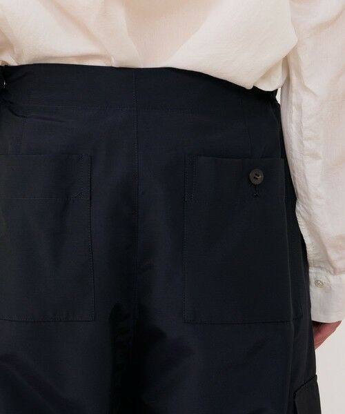 TOMORROWLAND / トゥモローランド カーゴパンツ | ナイロンシルクタフタ タックカーゴパンツ | 詳細6