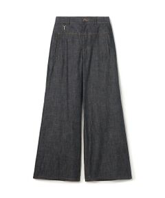 TOMORROWLAND / トゥモローランド デニムパンツ | ステイブルーデニム セミワイドパンツ