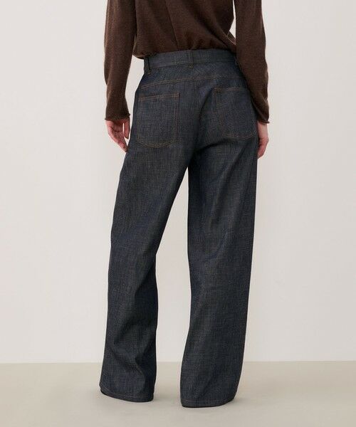 TOMORROWLAND / トゥモローランド デニムパンツ | ステイブルーデニム セミワイドパンツ | 詳細4