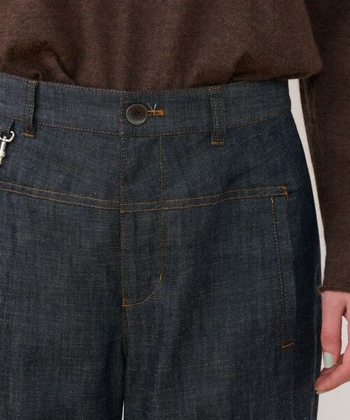 TOMORROWLAND / トゥモローランド デニムパンツ | ステイブルーデニム セミワイドパンツ | 詳細5