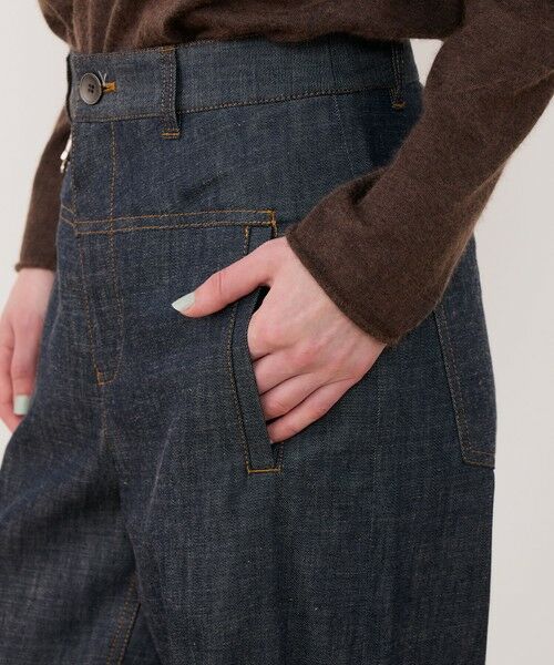 TOMORROWLAND / トゥモローランド デニムパンツ | ステイブルーデニム セミワイドパンツ | 詳細7