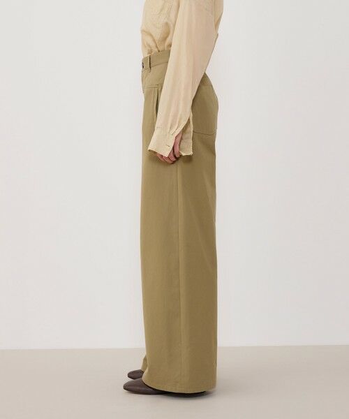TOMORROWLAND / トゥモローランド その他パンツ | モイストコットン セミワイドパンツ | 詳細3