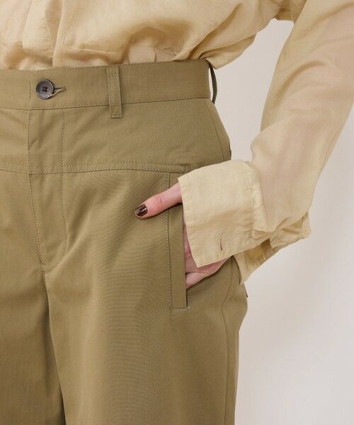 TOMORROWLAND / トゥモローランド その他パンツ | モイストコットン セミワイドパンツ | 詳細8