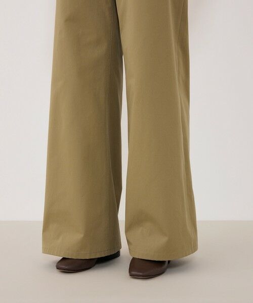 TOMORROWLAND / トゥモローランド その他パンツ | モイストコットン セミワイドパンツ | 詳細9